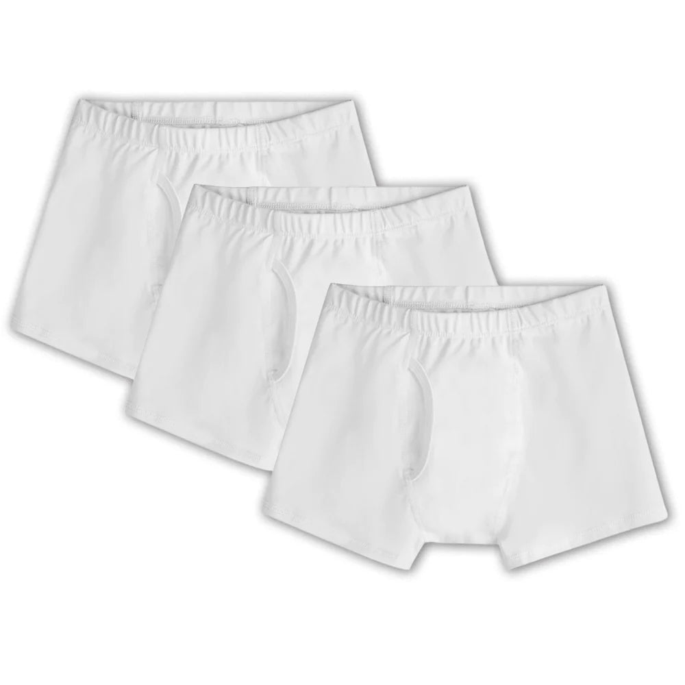 Pre-owned White Boxers size: 6-14 Years