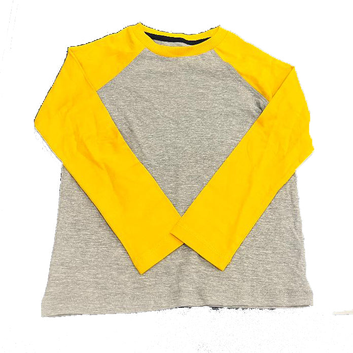 Pre-owned Yellow | Gray T-Shirt size: 6-14 Years