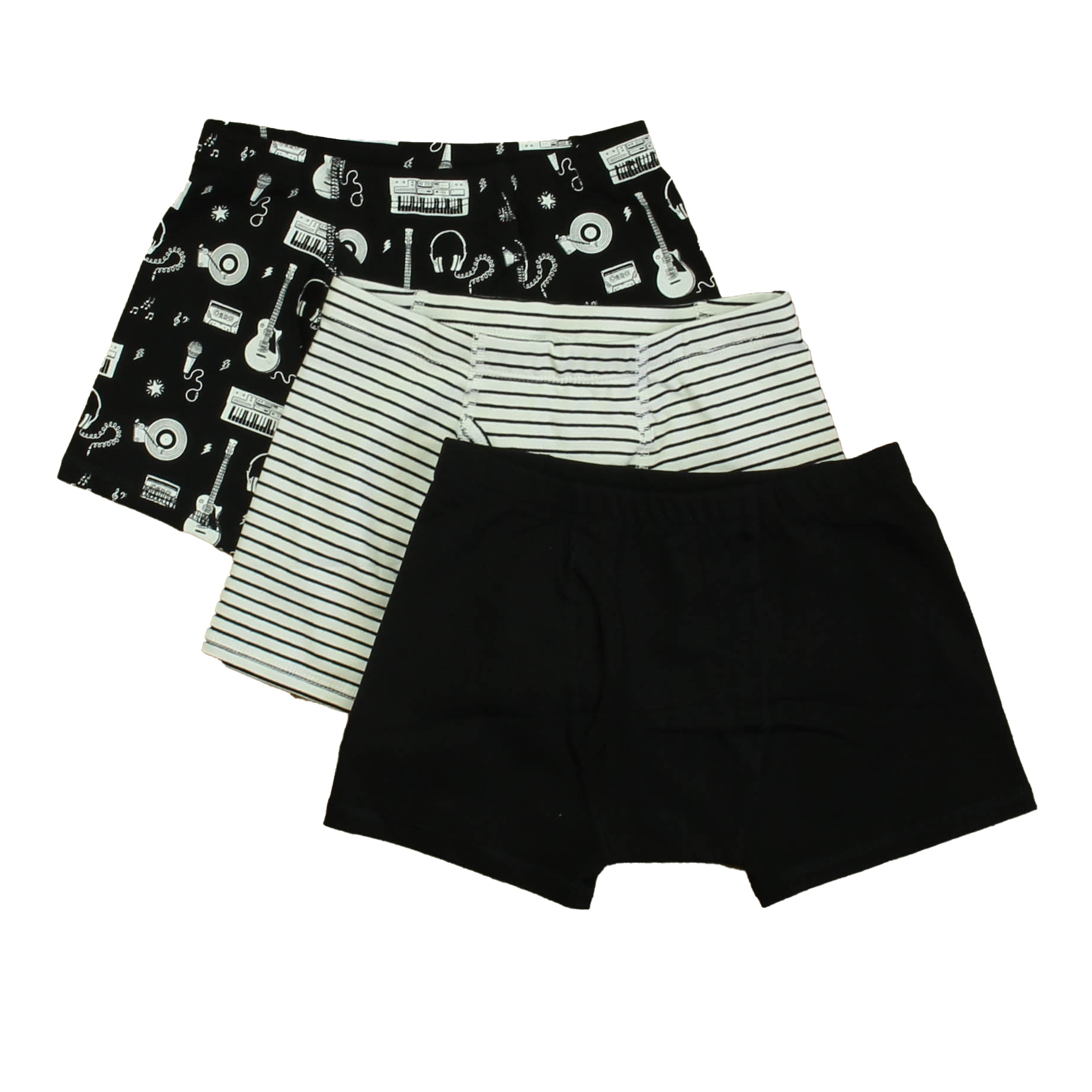Pre-owned Black | White Boxers size: 6-7 Years