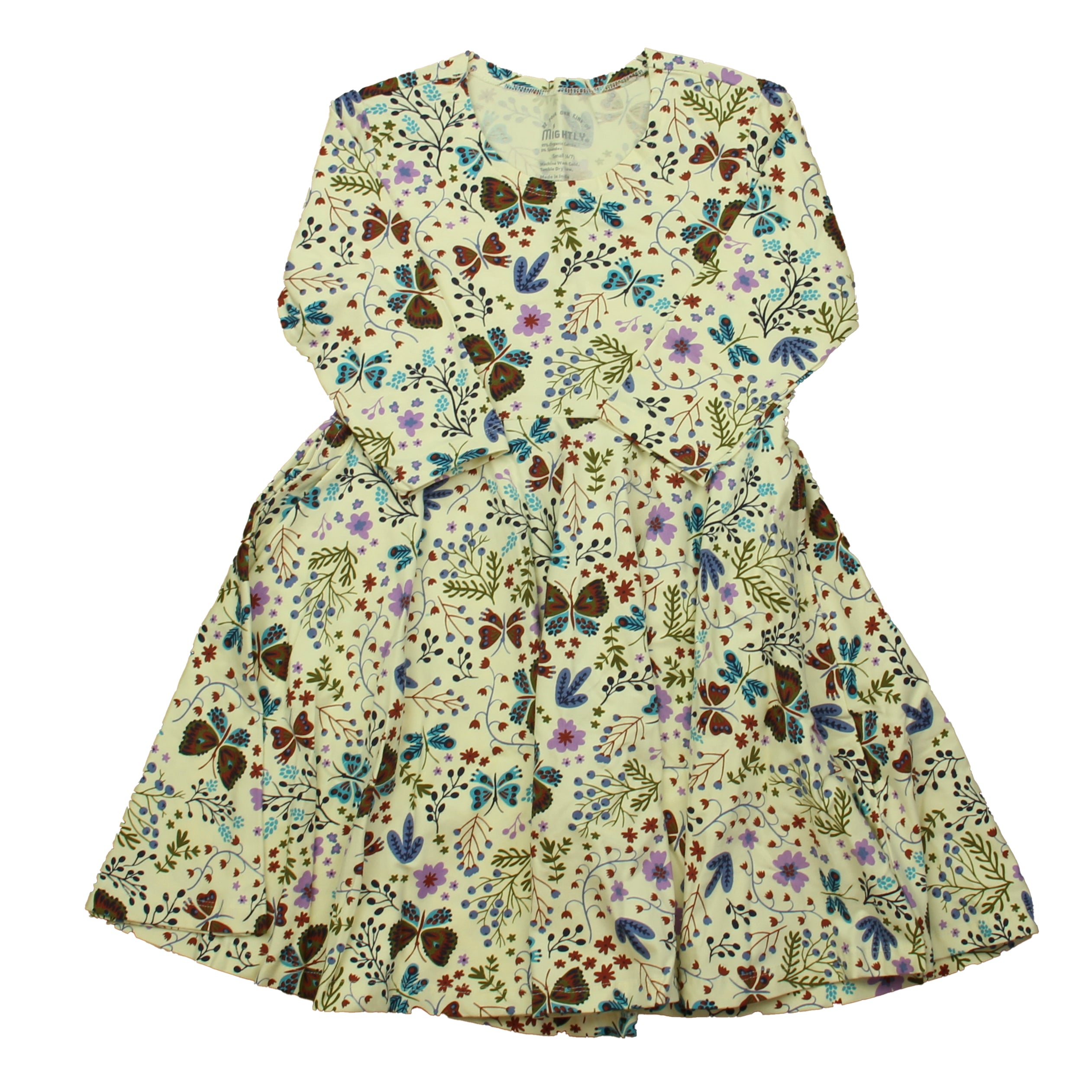 Pre-owned Ivory Butterflies Dress size: 6-7 Years