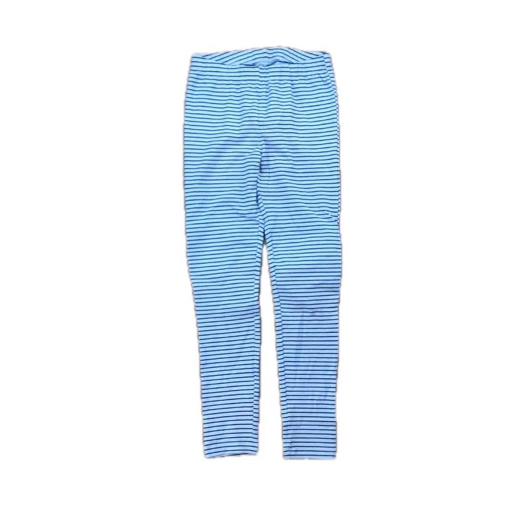 Pre-owned Ivory Stripe Leggings size: 6-7 Years Ivory Stripe