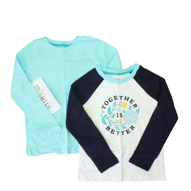 Pre-owned Navy | Blue | White T-Shirt size: 6-7 Years