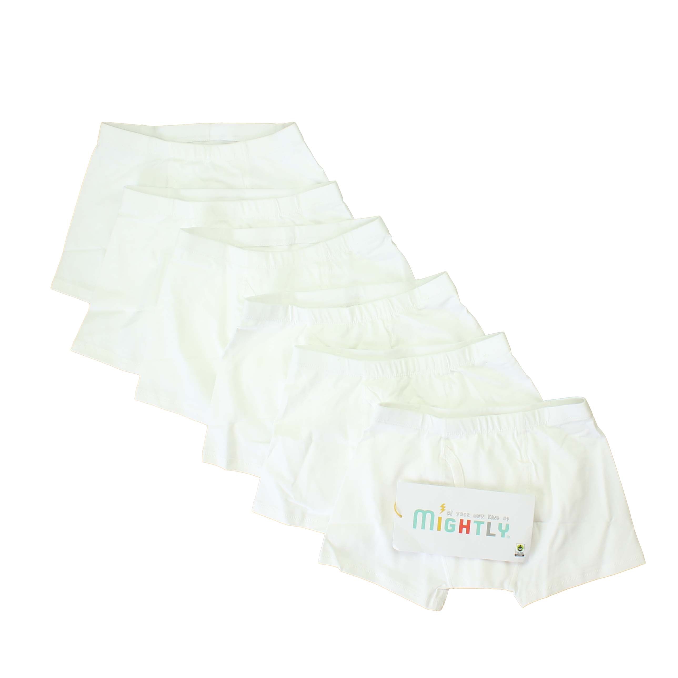 Pre-owned White Boxers size: 6-7 Years