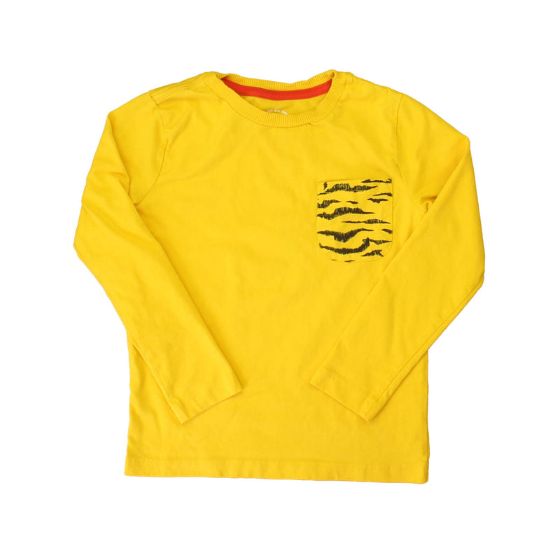 Pre-owned Yellow | Tiger Stripe T-Shirt size: 6-7 Years