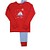 Pre-owned Red | Blue | Stripes | Sailboat PJ Set size: 7 Years