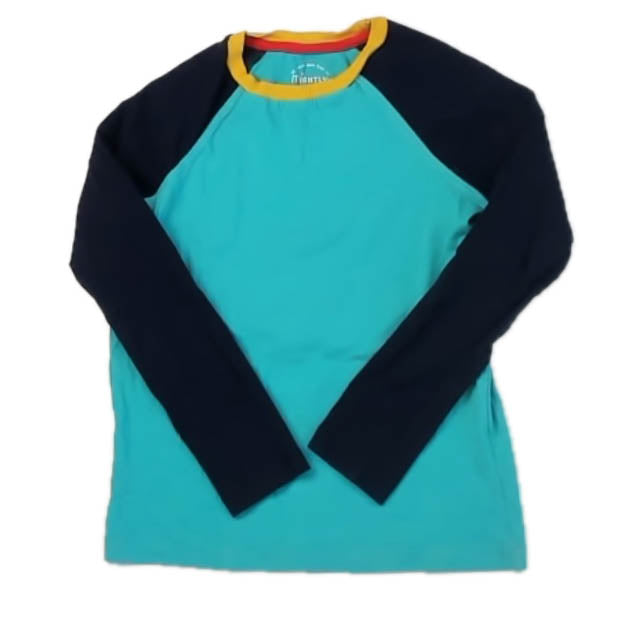 New Without Tags Navy | Turquoise Long Sleeve T-Shirt size: 8 Years Navy | Turquoise