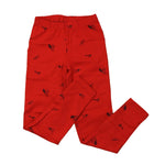 Pre-owned Red | Blue | Birds Leggings size: 8 Years Red | Blue | Birds
