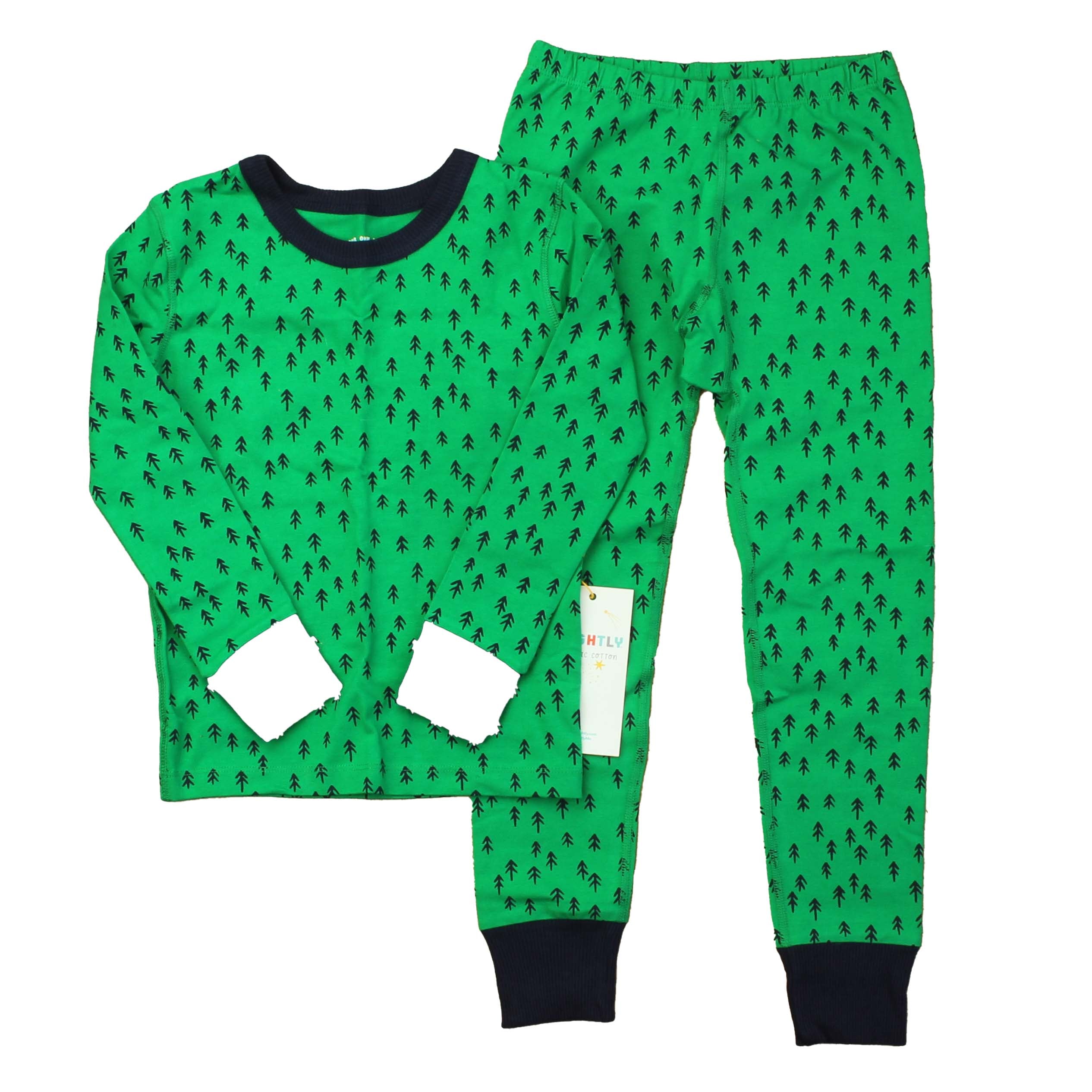 Pre-owned Green | Blue PJ Set size: Big Boy Green | Blue