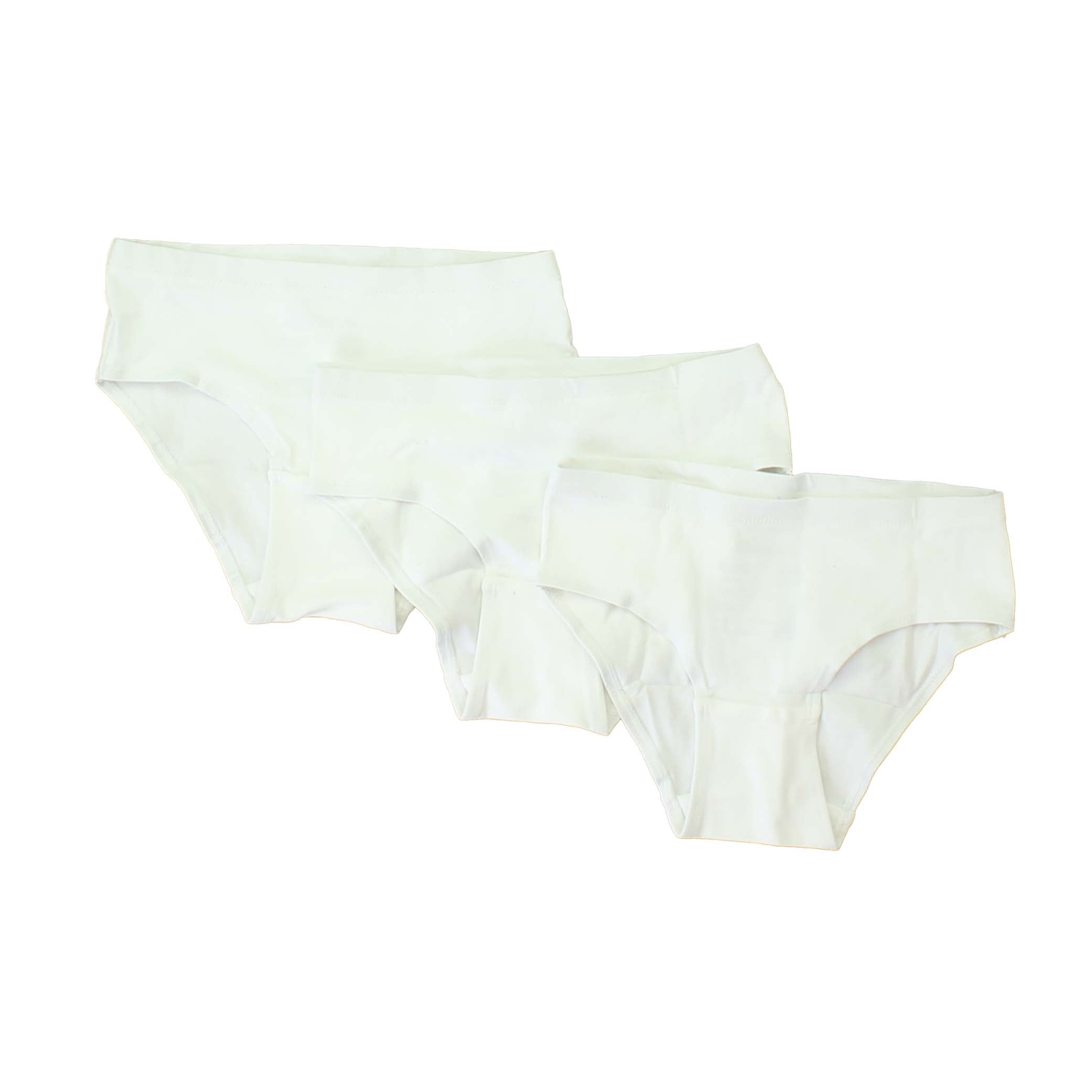 Pre-owned White Underwear size: Big Girl White