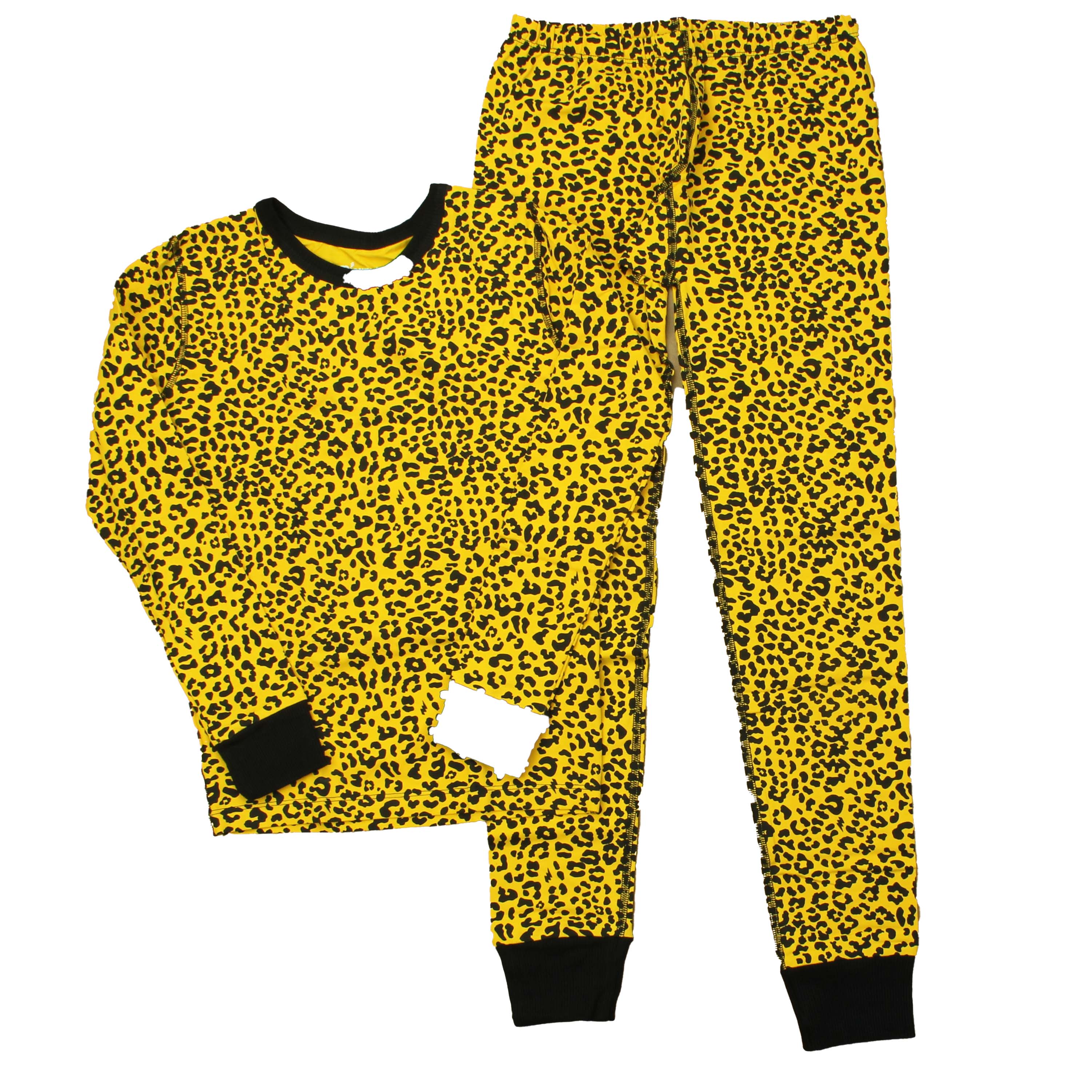 Pre-owned Yellow | Black PJ Set size: Big Kid