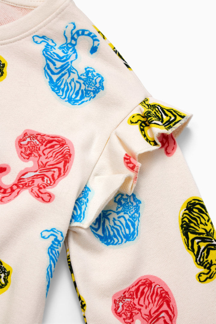 Tiger Ruffle Dress - FINAL SALE