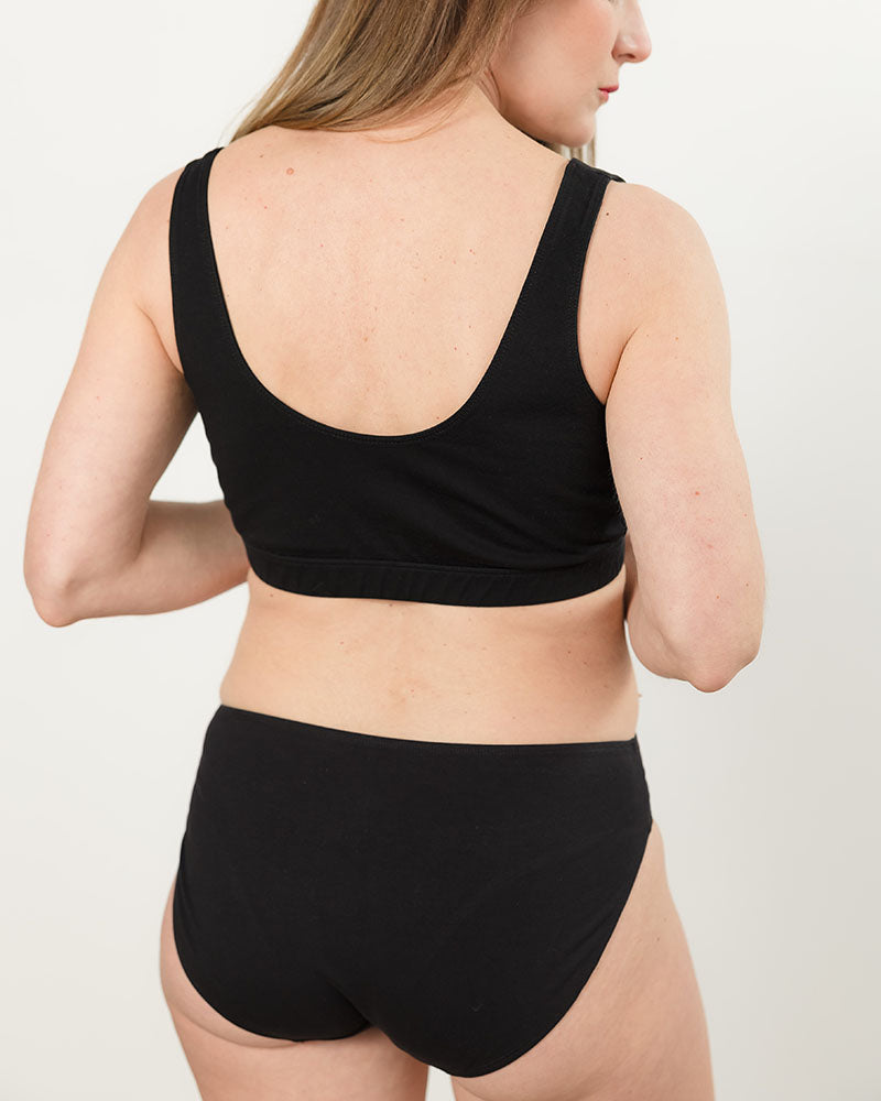 Cross-Front Pull-Over Nursing & Maternity Bralette - Solids - FINAL SALE