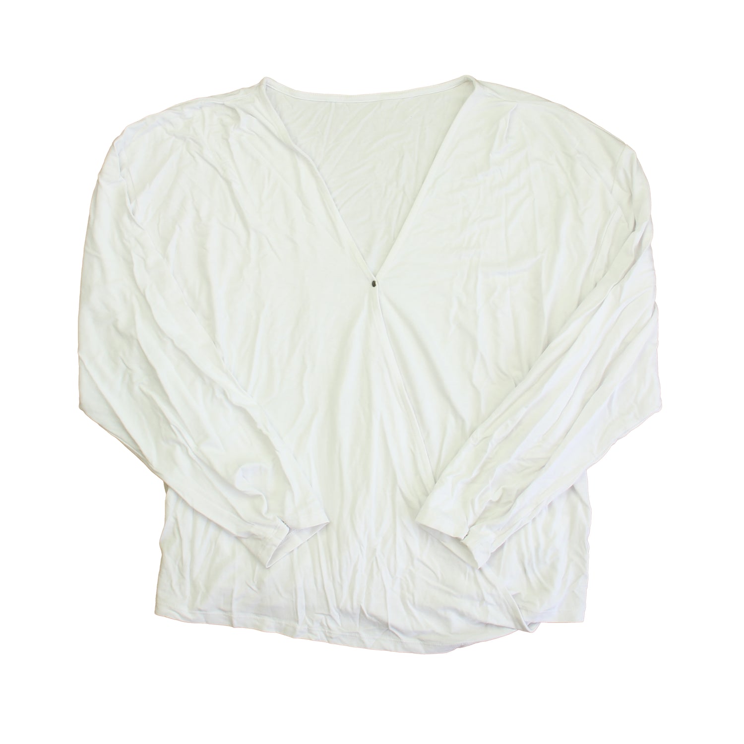 Pre-owned White Long Sleeve Tee size: Adult XS-XL White