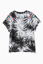 Palm Print Boxy TeeTOPSRockets of Awesome