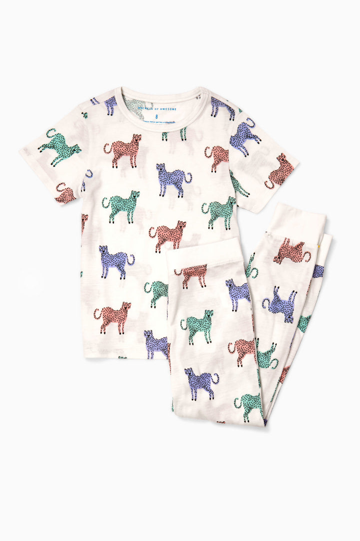 Cheetah Pajama Set - FINAL SALE