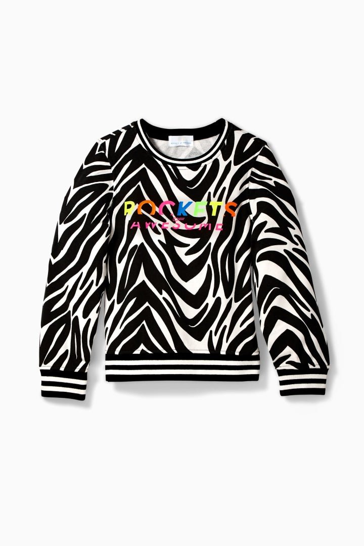 Rainbow Logo Zebra CrewTOPSRockets of Awesome