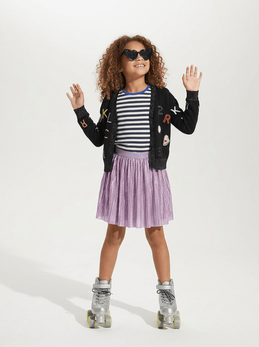 Shimmery Pleat SkirtBOTTOMSRockets of Awesome