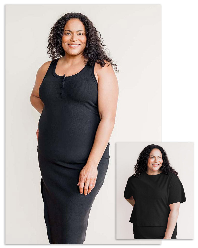 Short Sleeve 2-Piece Dress Set
