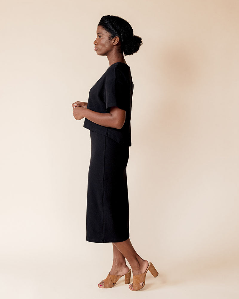 Short Sleeve 2-Piece Dress Set