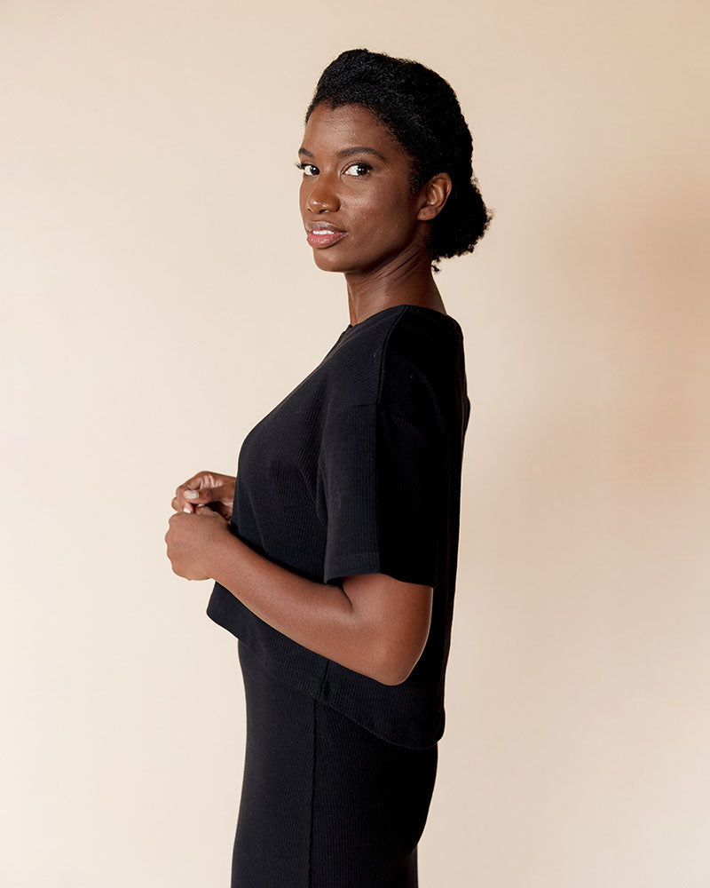 Short Sleeve 2-Piece Dress Set