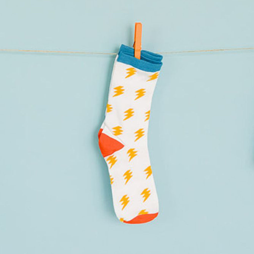 Kids Socks 5-Pack: Organic Cotton Crew Socks