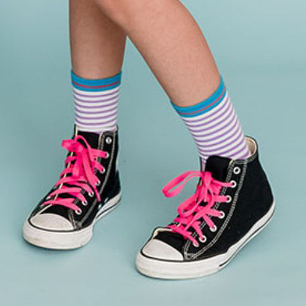 Kids Socks 5-Pack: Organic Cotton Crew Socks