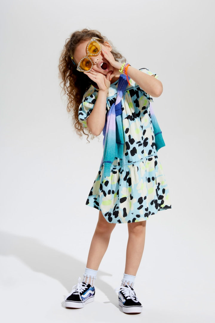 Floral Drop Waist Dress