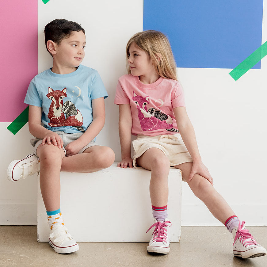 Organic Cotton Kids Single Pack Graphic Tee - FINAL SALE