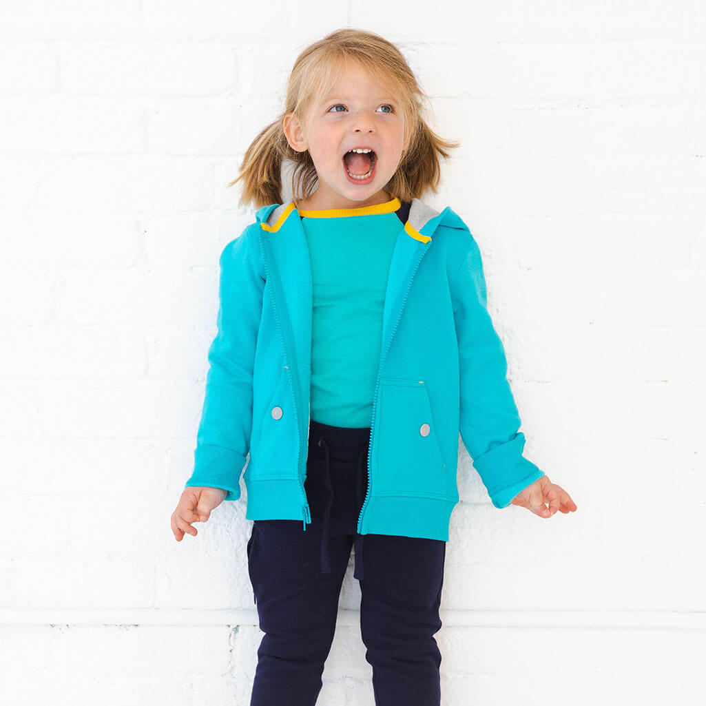 Kids Zip Up Hoodies: Organic Cotton FINAL SALE