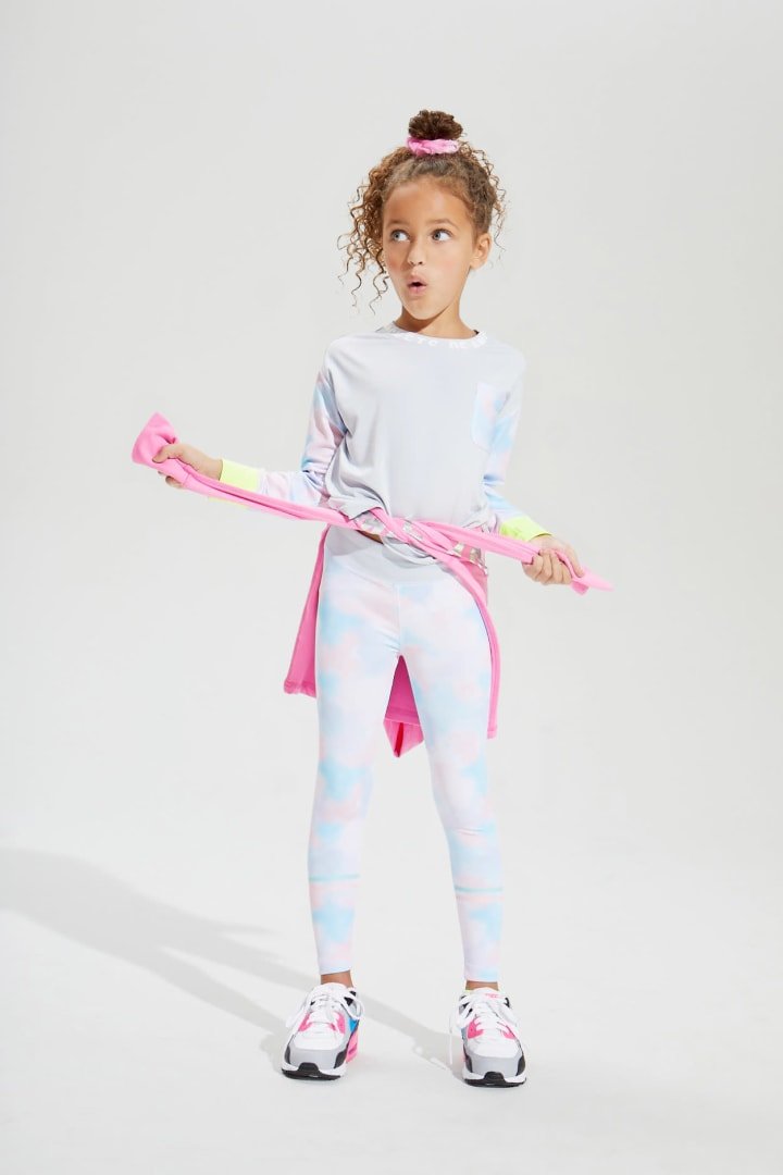Active Pastel Clouds LeggingsBOTTOMSRockets of Awesome