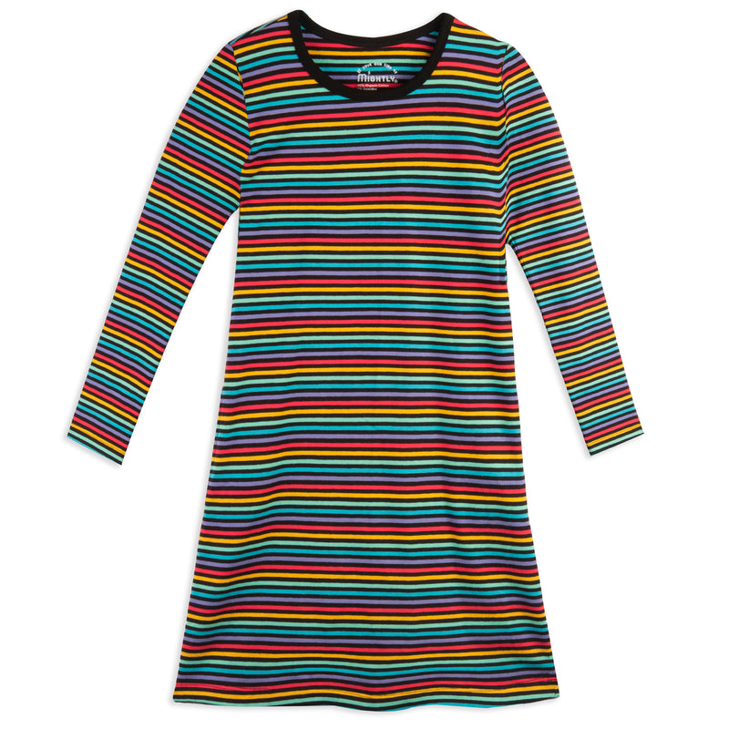 Kids Organic Cotton Long Sleeve T-Shirt Dress