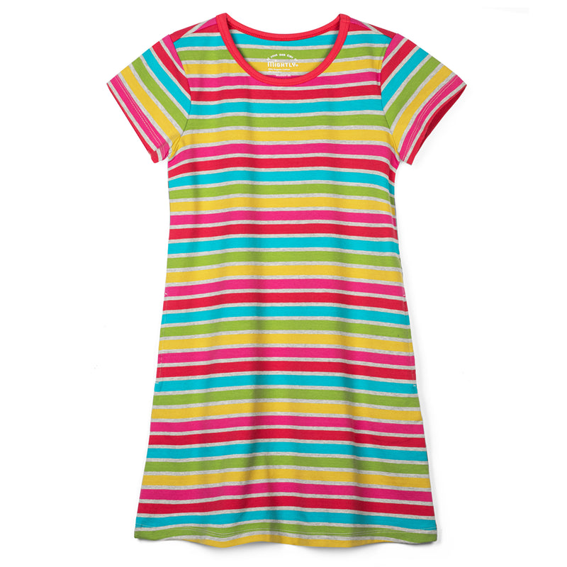 Kids Organic Cotton Summer T-Shirt Dress