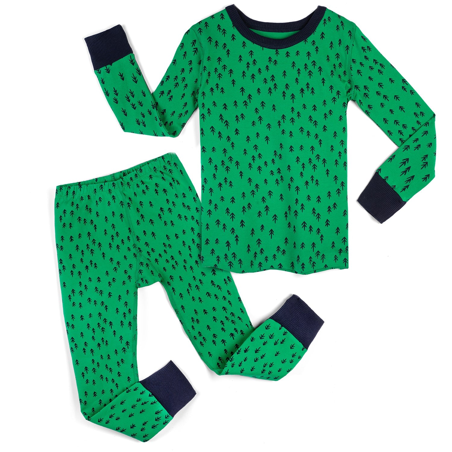 100% Organic Cotton Long Sleeve Pajamas for Kids FINAL SALE