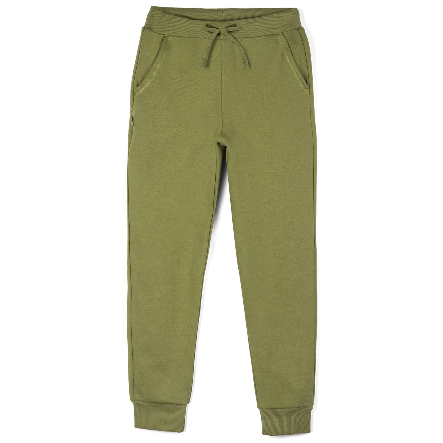 Kids Pants: Organic Cotton Sweatpants - Chambray / L (10) - Mightly