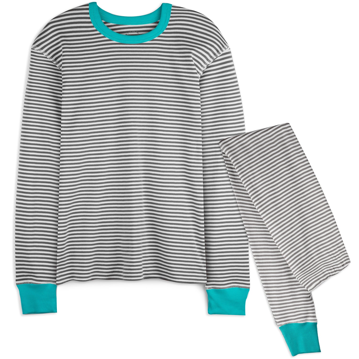 Gray-striped pajamas for adults - The ultimate choice for parents' comfort and style