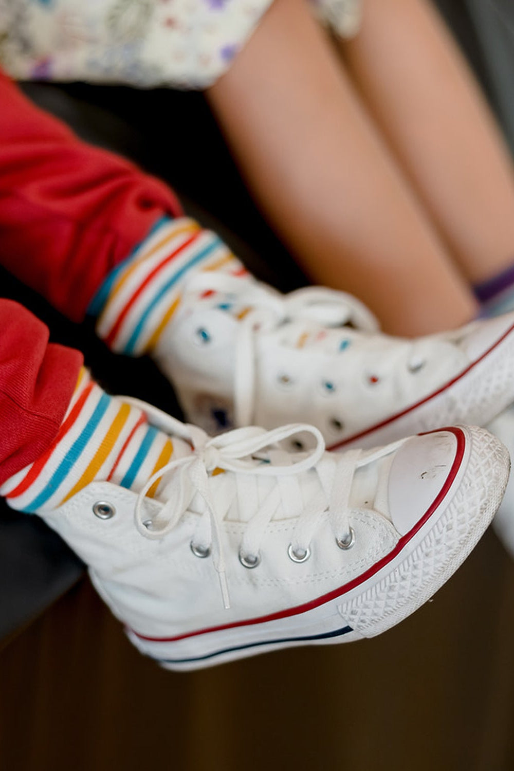 Adorable kids’ socks featuring fun and lively patterns