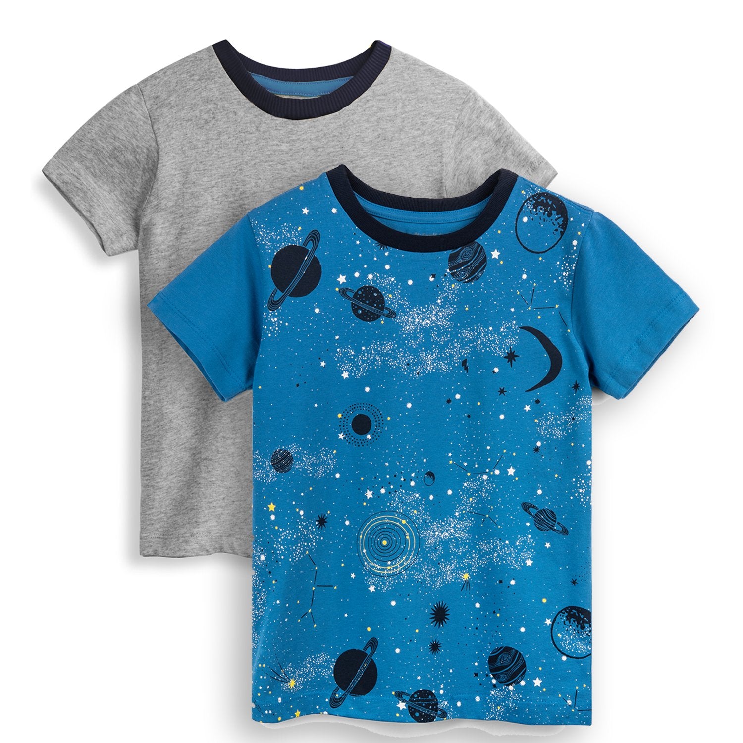 2-pack Printed T-shirt For boys, White