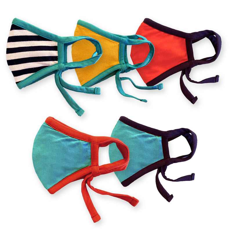 Final Sale Kids Face Masks 5-Pack