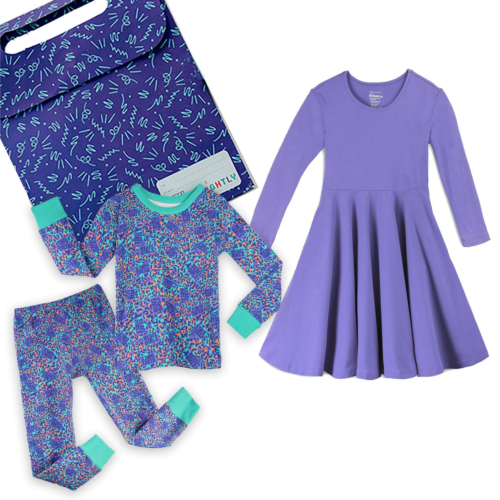 Cute and Cozy Gifts for Little Girls: 2-Piece Pajama Set with Twirl Dress