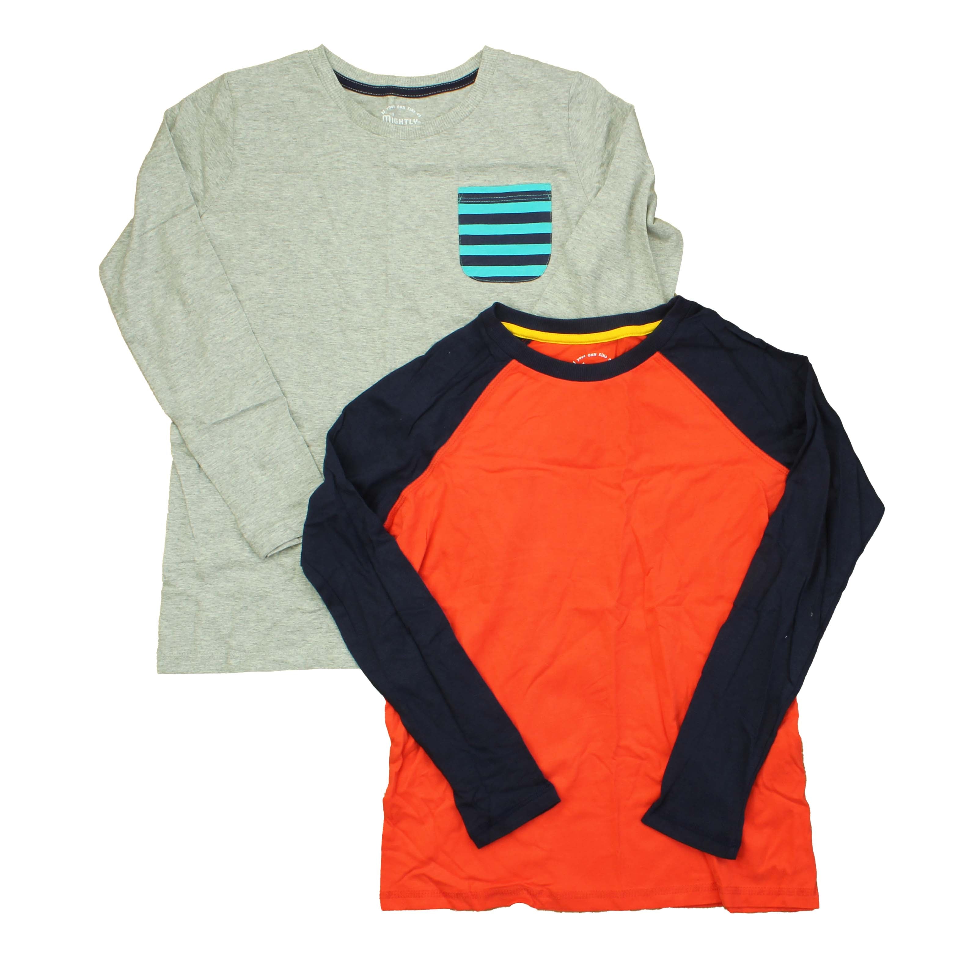 Pre-owned Red | Navy | Grey | Turquoise Long Sleeve size: 12 Years