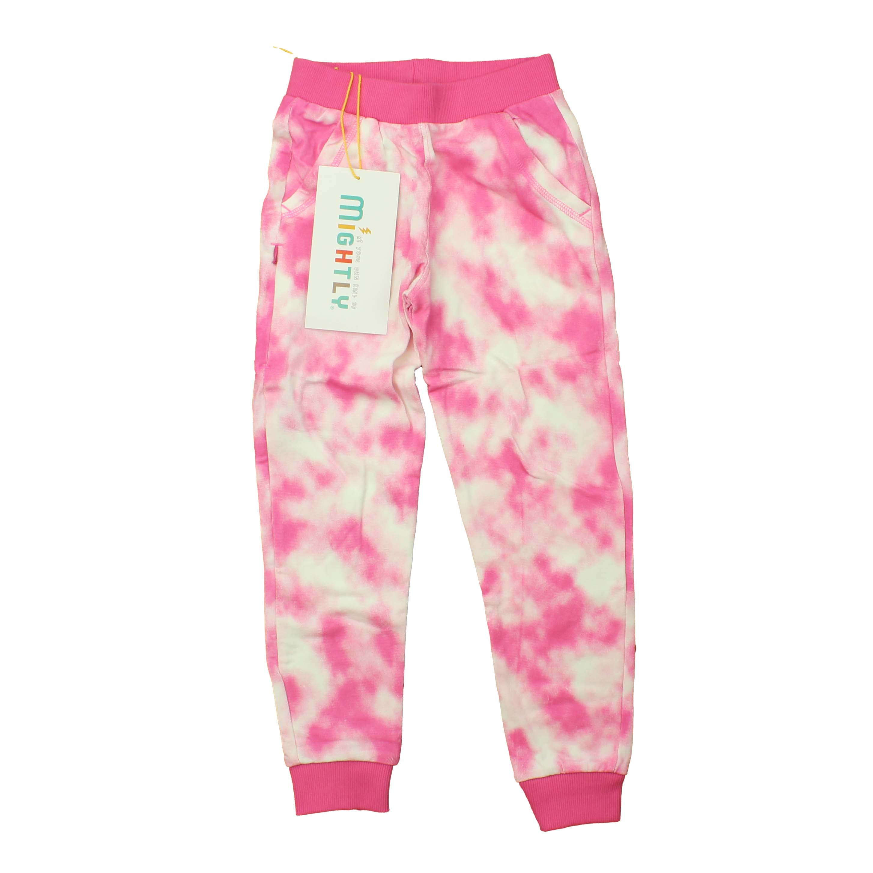Pre-owned Pink | Tye | Dye Pants size: Little Girl