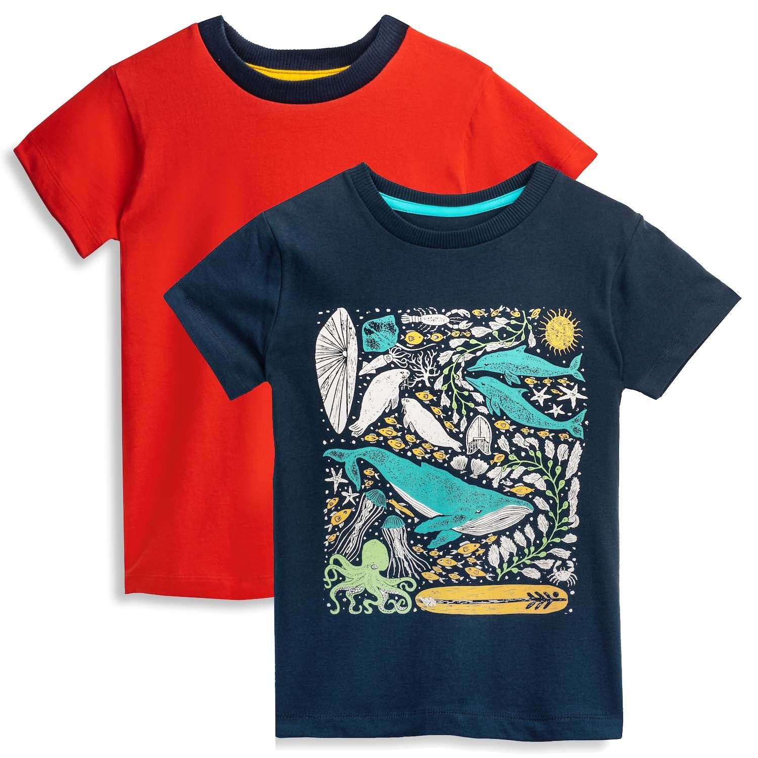 Organic Cotton Kids Graphic Tee 2-Pack - Mightly